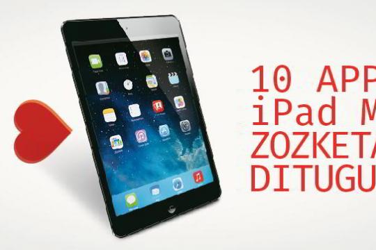 10 Apple iPad Mini zozketatuko ditugu