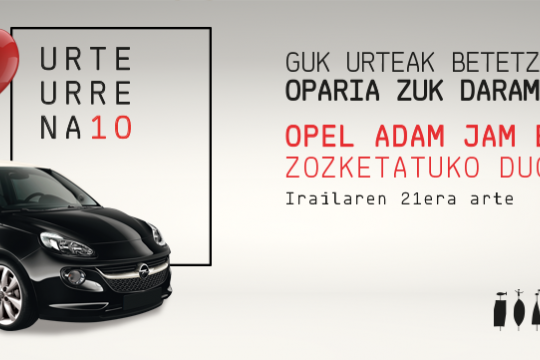 OPEL ADAM JAM BAT ZOZKATZEN DUGU